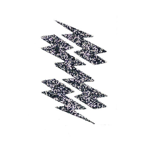 Glitter Lightning Bolt Stickers