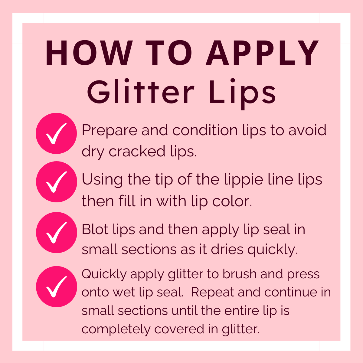 Pink Glitter Lip Kit