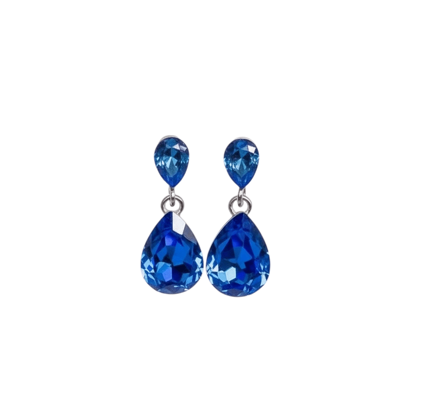 Crystal Duet Dangle Earrings
