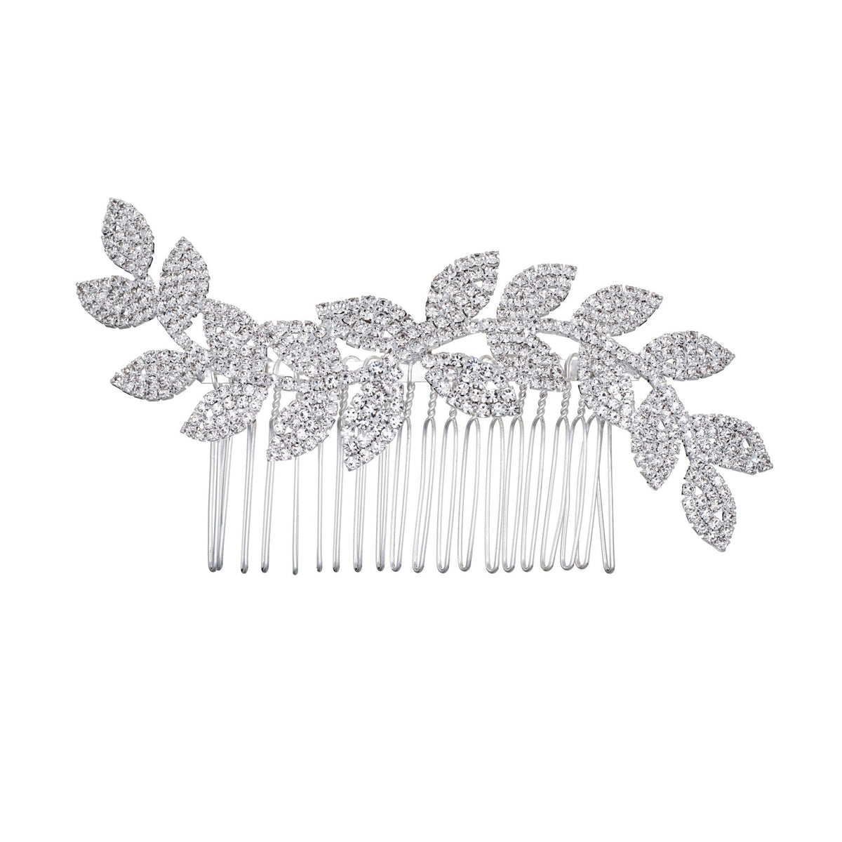 Cascading Vine Leaves Hair Comb