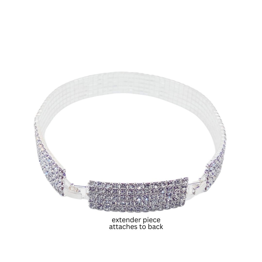 2" Rhinestone Flexi-Choker Extender