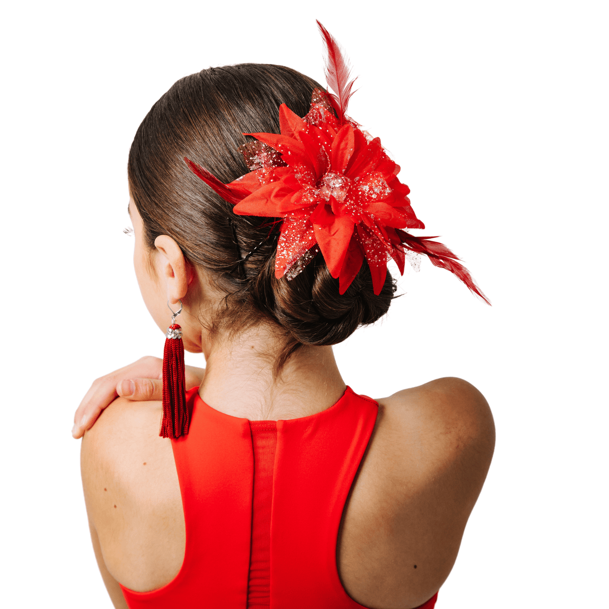 Petal & Plume Hair Flower